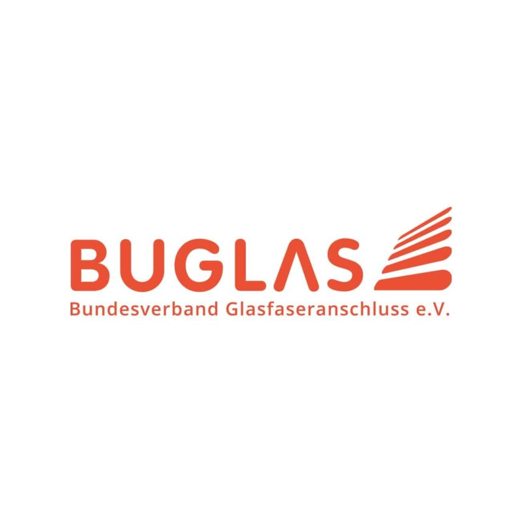 Logo des Bundesverbands Glasfaseranschluss e.V. zur Förderung des Glasfaserausbaus in Deutschland.